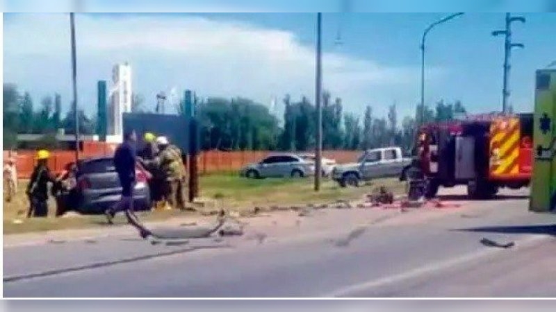 Accidente fatal en Ruta 158: los ocupantes del auto ser&iacute;an de San Francisco y uno falleci&oacute;